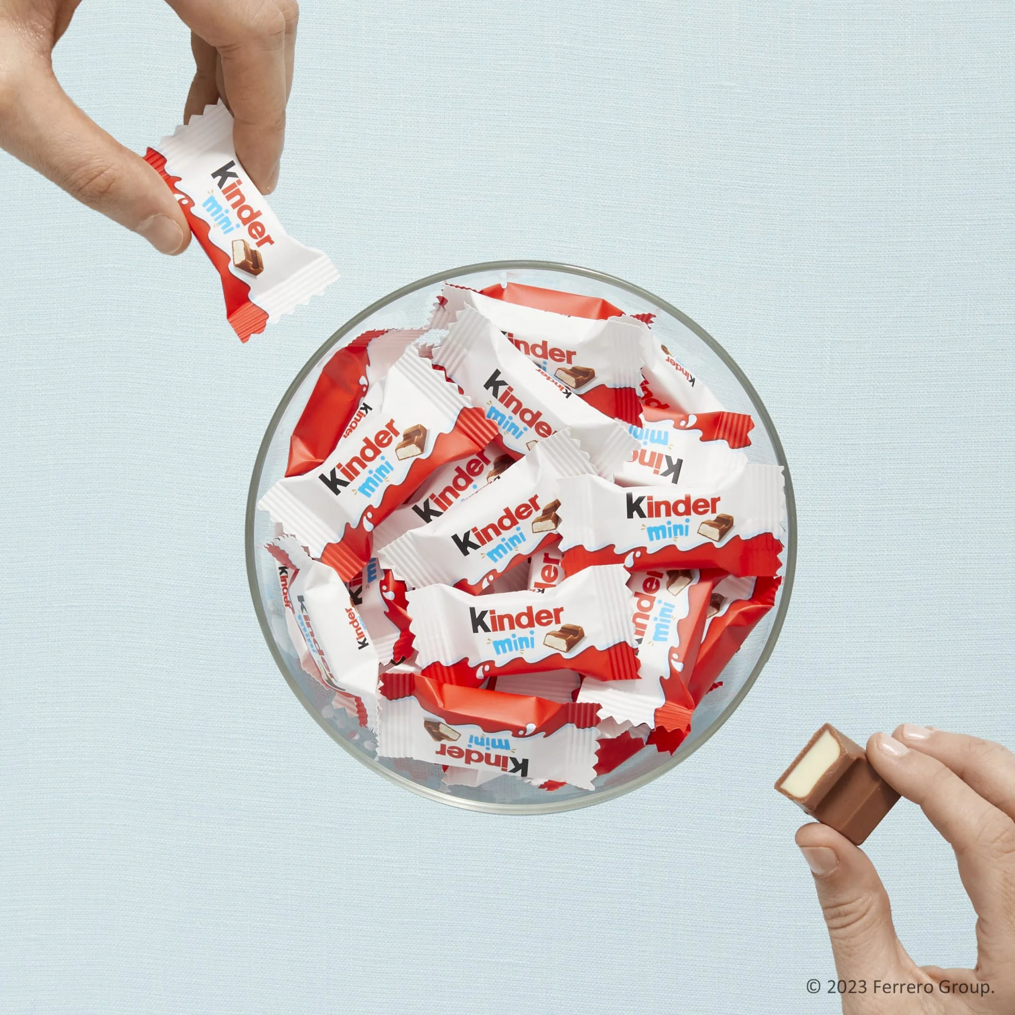 Kinder Chocolate Mini, Milk Chocolate Bar, Easter Basket Stuffers, 12.7 oz, up to 60 Minis