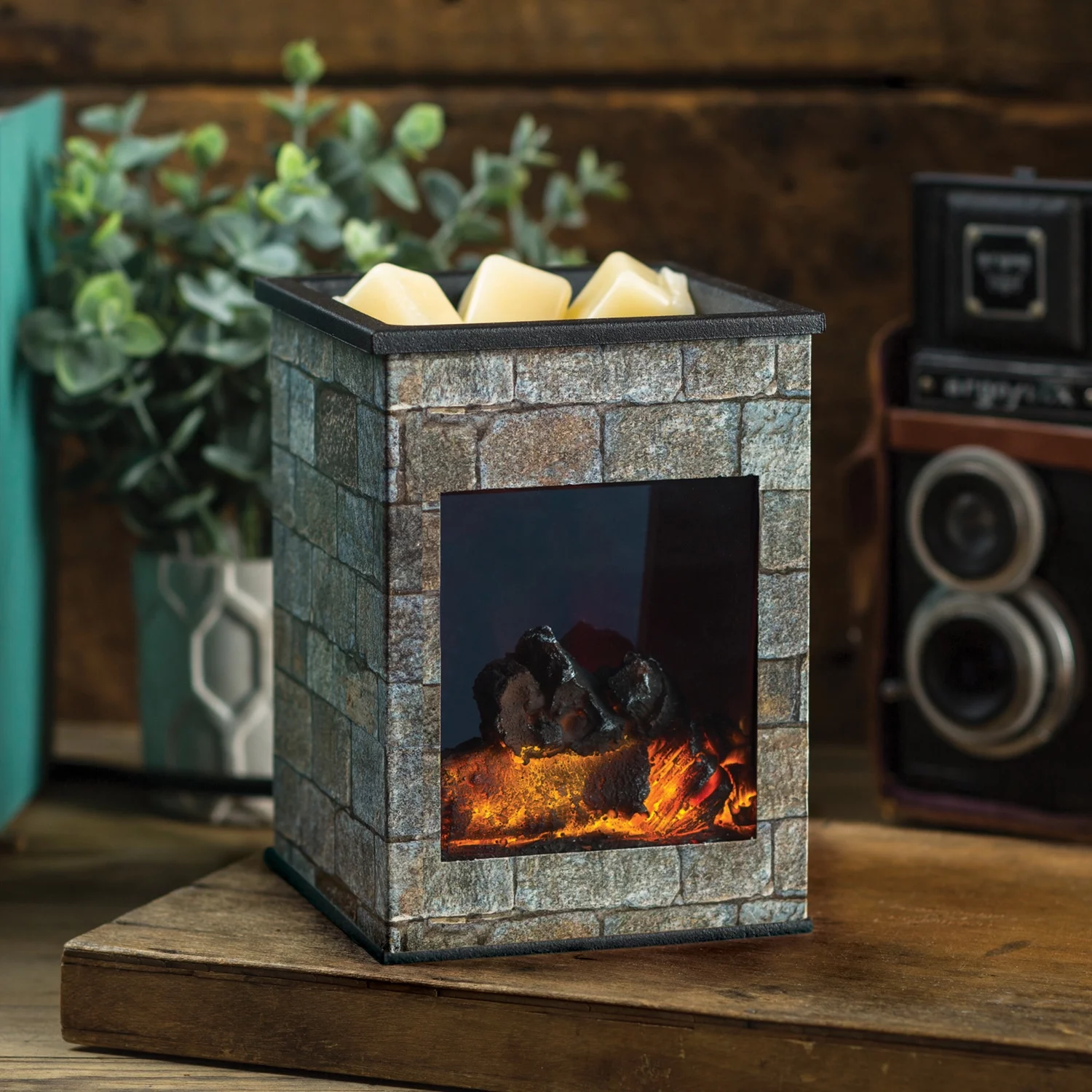 Hearthstone Fireplace Illumination Fragrance Warmer by Candle Warmers Etc.