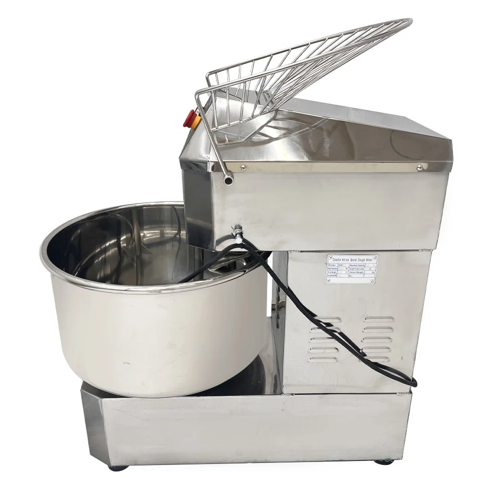INTBUYING 40L Electric Dough Mixer Double Speed Double Action Stainless Steel