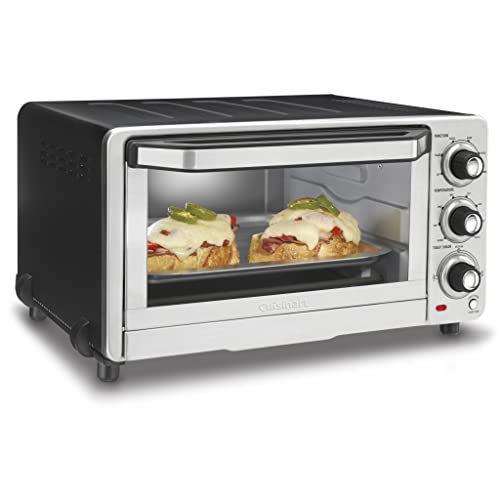 Cuisinart TOB-40N Custom Classic Toaster Oven Broiler, Brushed Stainless and Black