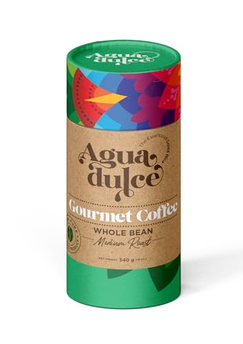 Agua Dulce Ground Coffee 100% Arabica Single Origin Specialty Gourmet Fair Trade Costa Rica Coffee Honey Process 12oz Pack of 1 (Honey Process, Ground Coffee 12oz)