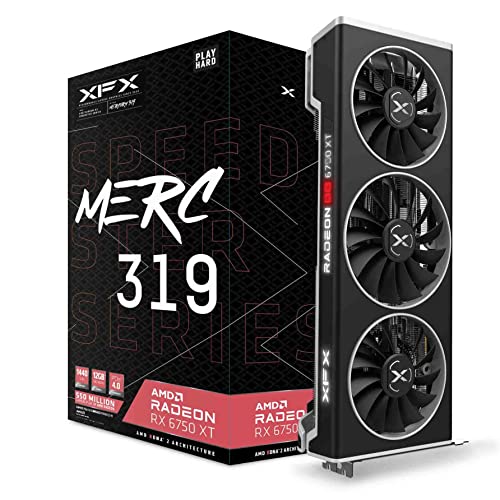 XFX Speedster SWFT319 AMD Radeon RX 6800 Gaming Graphics Card with 16GB GDDR6, AMD RDNA 2 RX-68XLAQBD9
