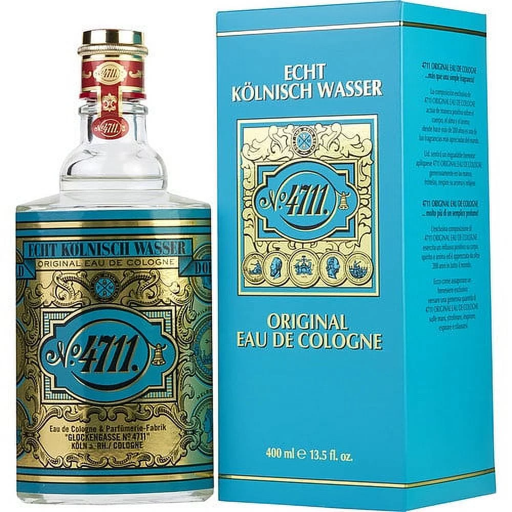 Maurer & Wirtz 4711 Original Eau de Cologne, Unisex Fragrance, 13.5 oz