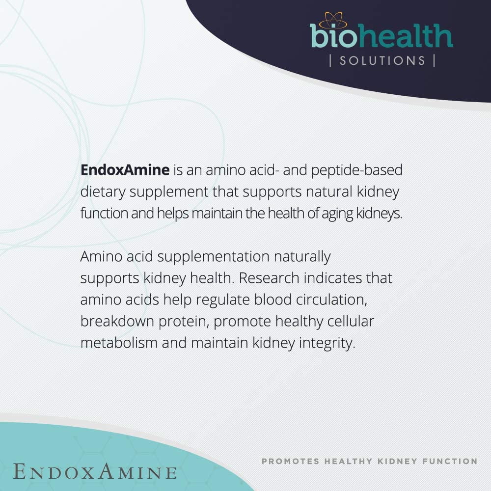 EndoxAmine Dietary Supplement for Kidney Health and Renal Support, 60 Sprinkle Packets