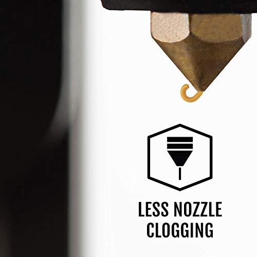 HATCHBOX 1.75mm Black PLA 3D Printer Filament, 1 KG Spool, Dimensional Accuracy +/- 0.03 mm, 3D Printing Filament