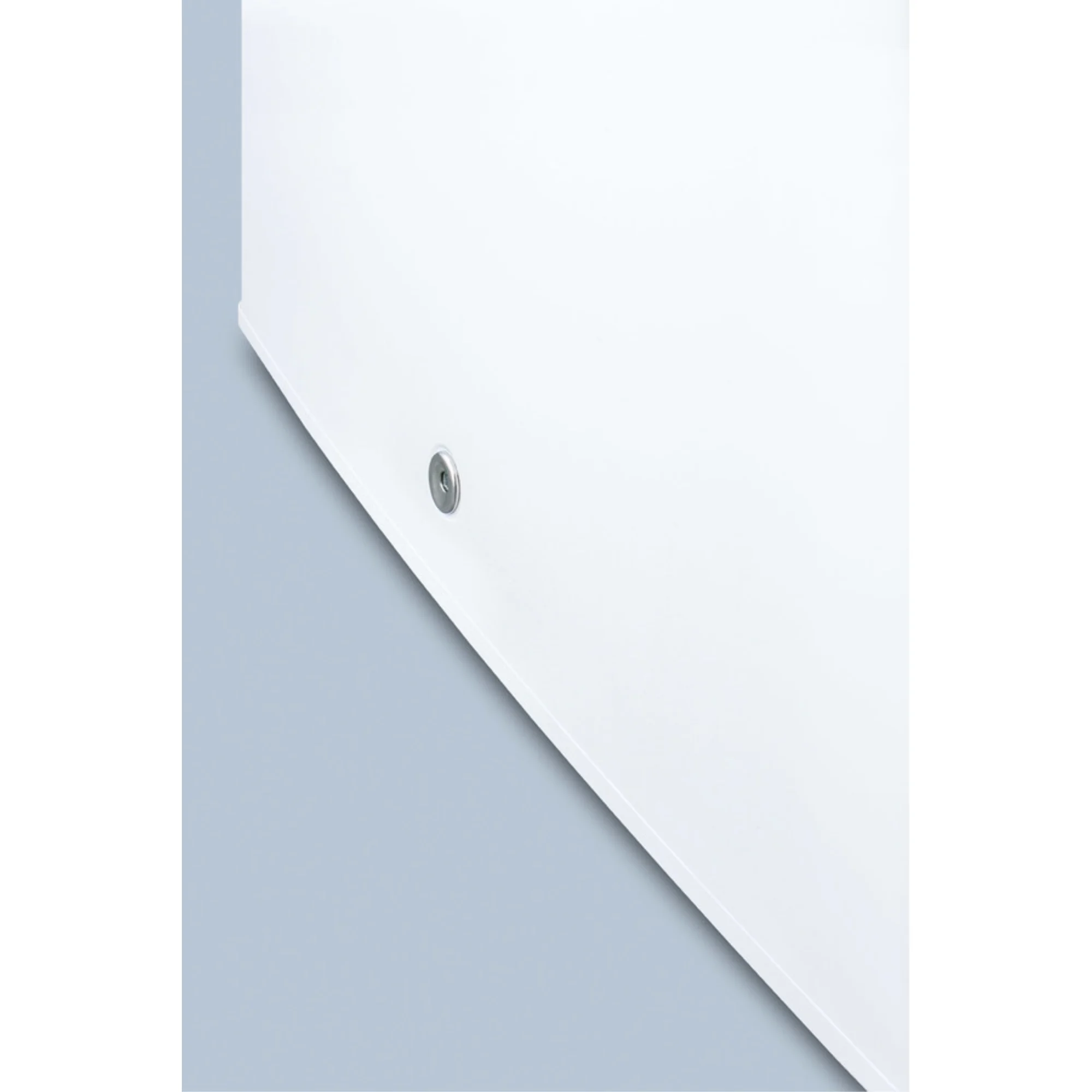 Compact manual defrost all-freezer with lock and probe hole