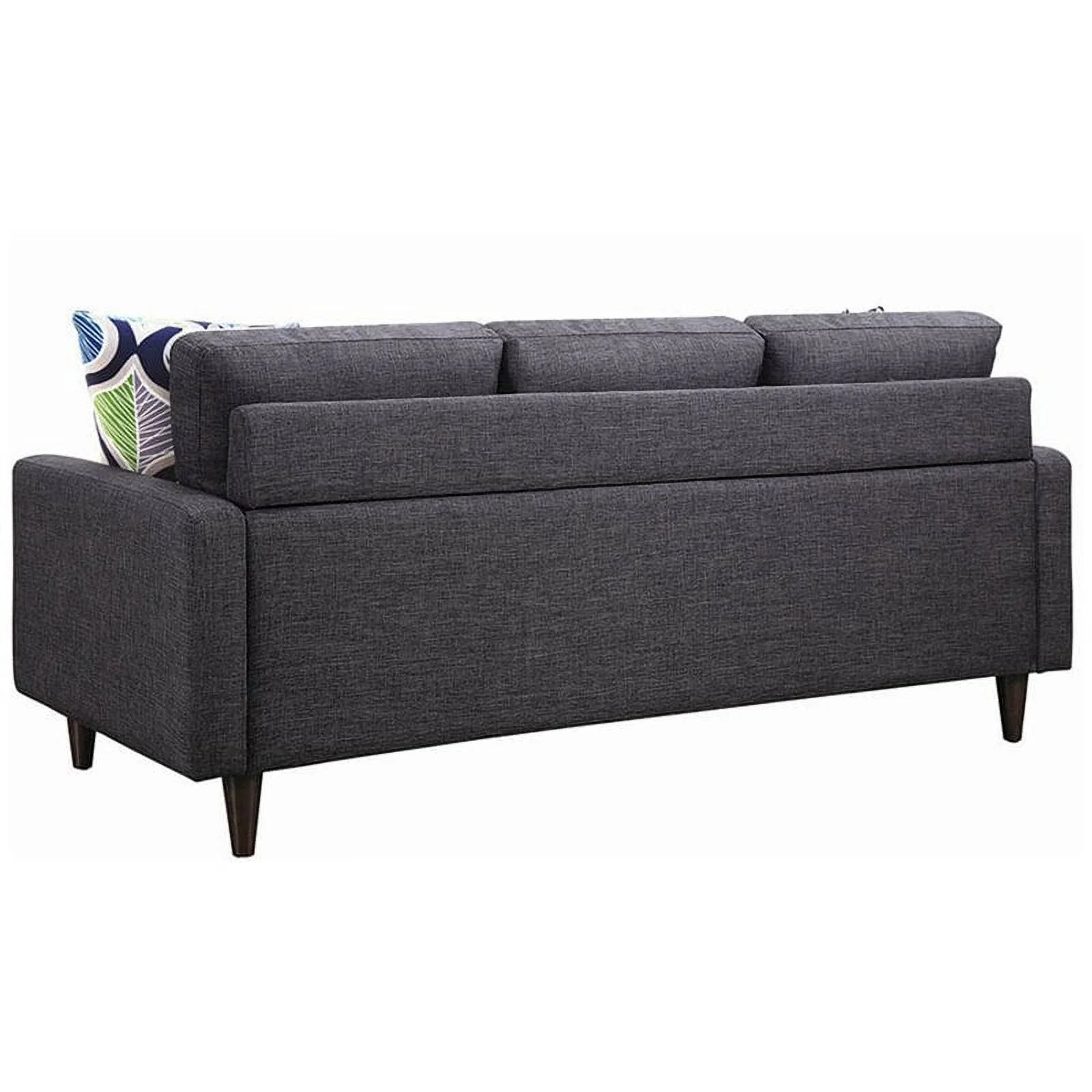 Watsonville 3-piece Cushion Back Living Room Set Grey