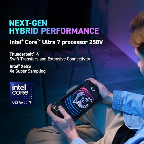 MSI Claw PC Gaming Handheld: Intel Ultra 7-155H, 7