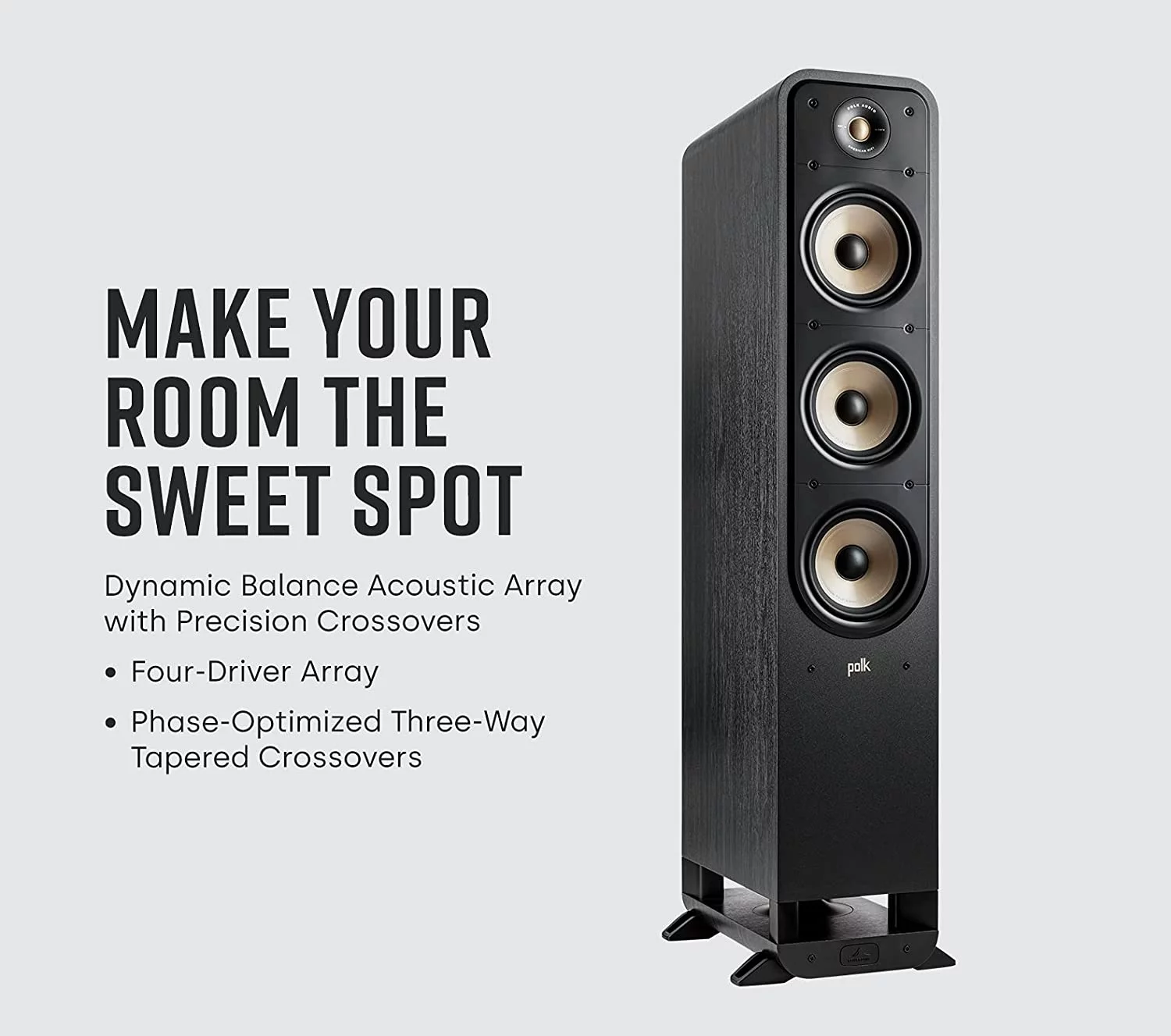 Polk Signature Elite ES60 Tower Speaker - Stunning Black