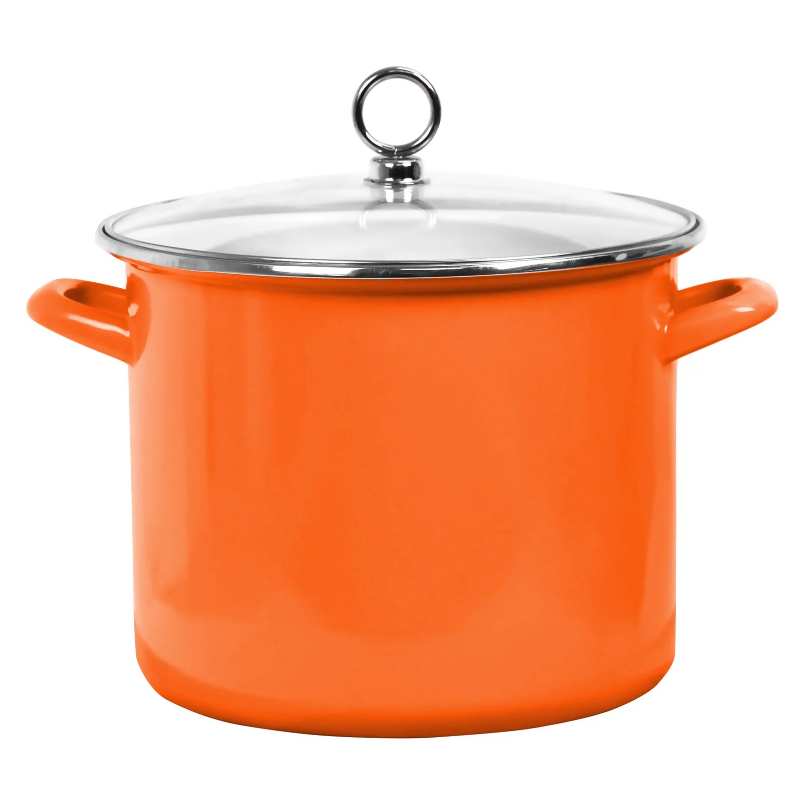 Calypso Basics, 8 Qt. Marble Effect Stock Pot w/ Glass Lid, Lime Marble