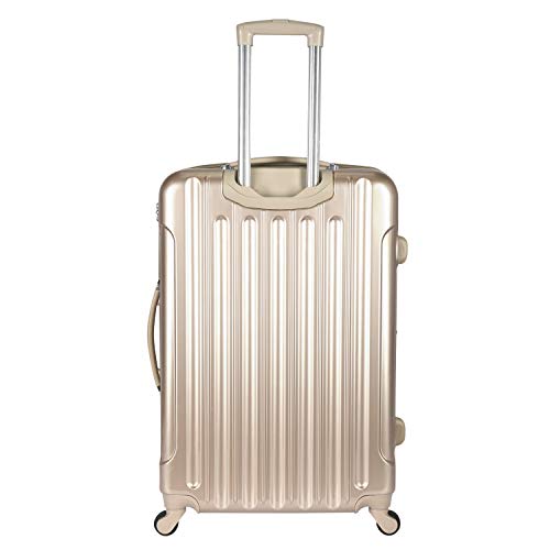 kensie Women's Alma Hardside Spinner Luggage, Expandable, Japanese Carmine Red, Carry-On 20-Inch