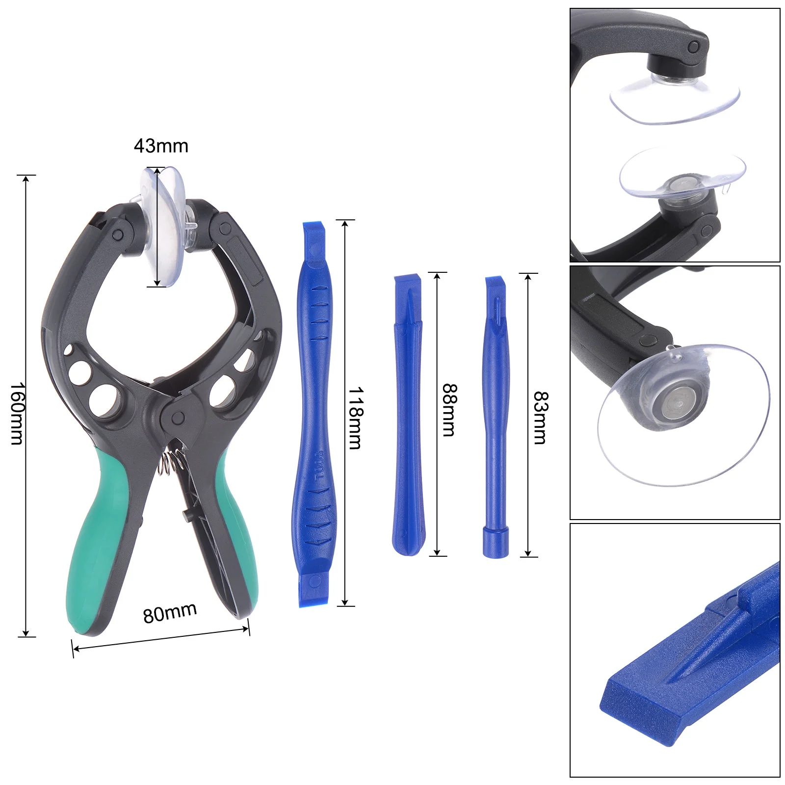 Uxcell Electronics Repair Tool Kit 18 in 1 Magnetic Precision Screwdriver Crowbar Sets