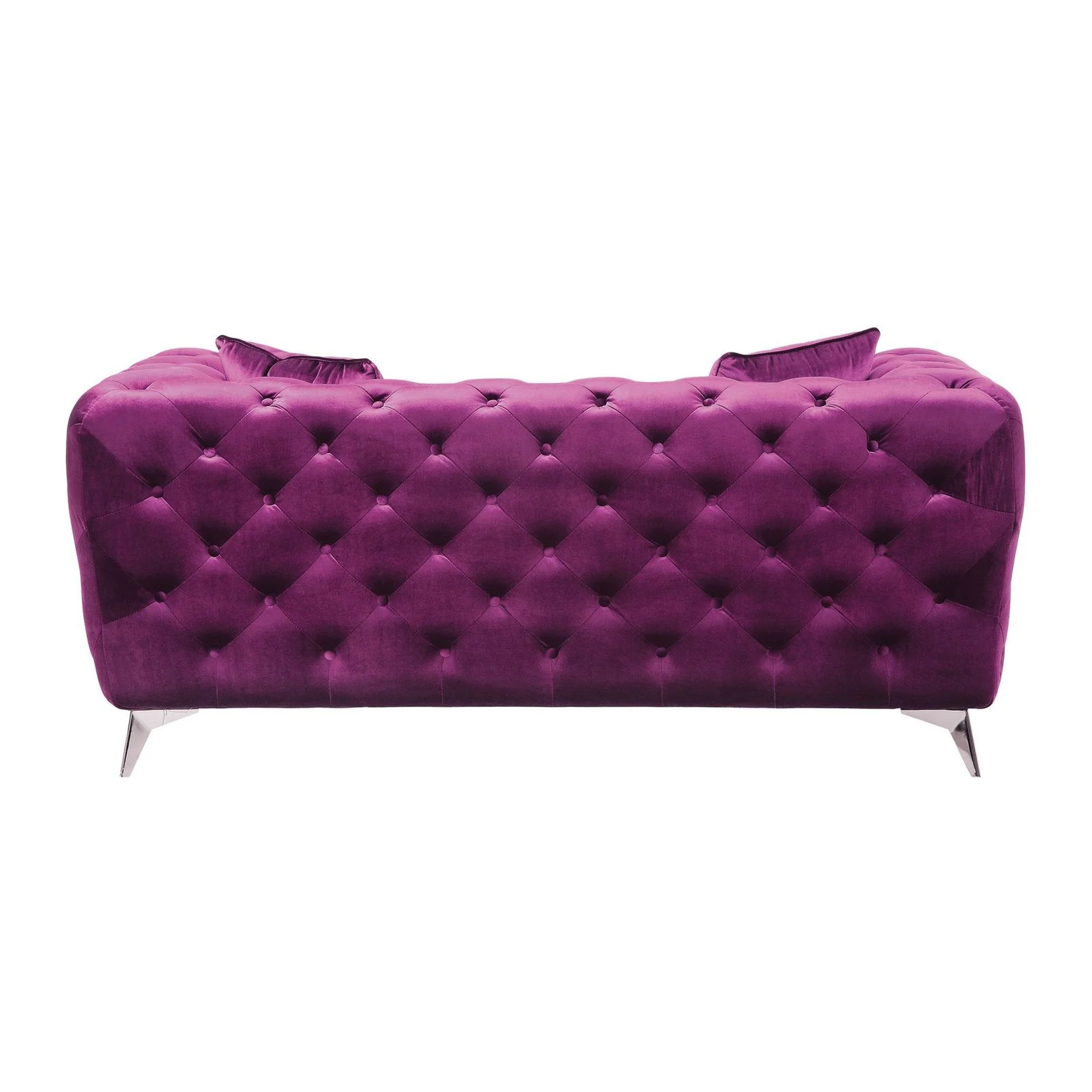 Miekor Furniture Atronia Loveseat, Purple Fabric