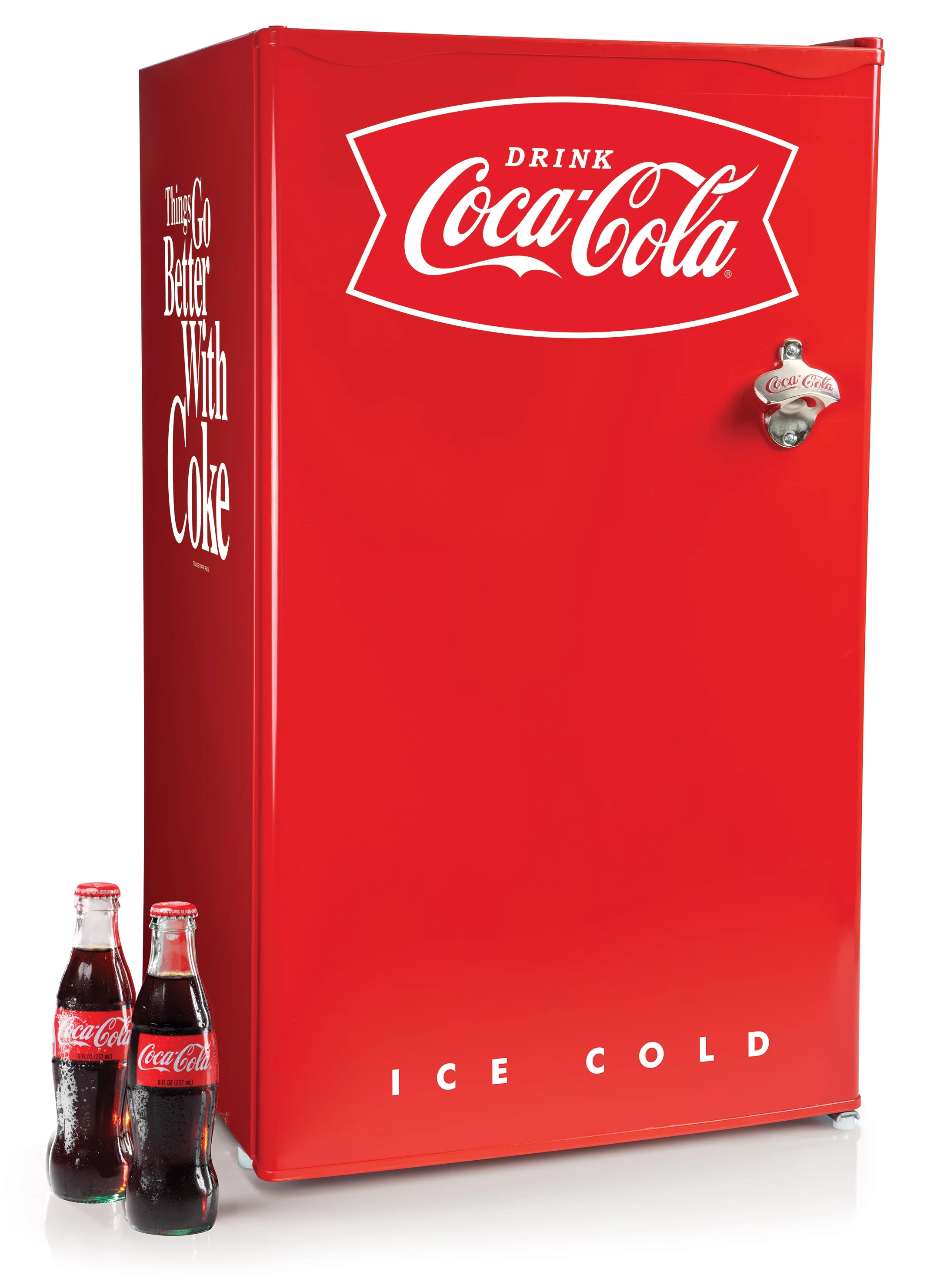 Coca-Cola CRF32CK 3.2 Cu. Ft. Refrigerator with Freezer, Red