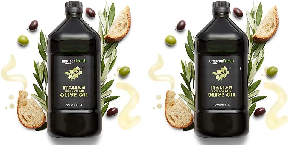 Amazon Fresh, Italian Extra Virgin Olive Oil, 2 Liter