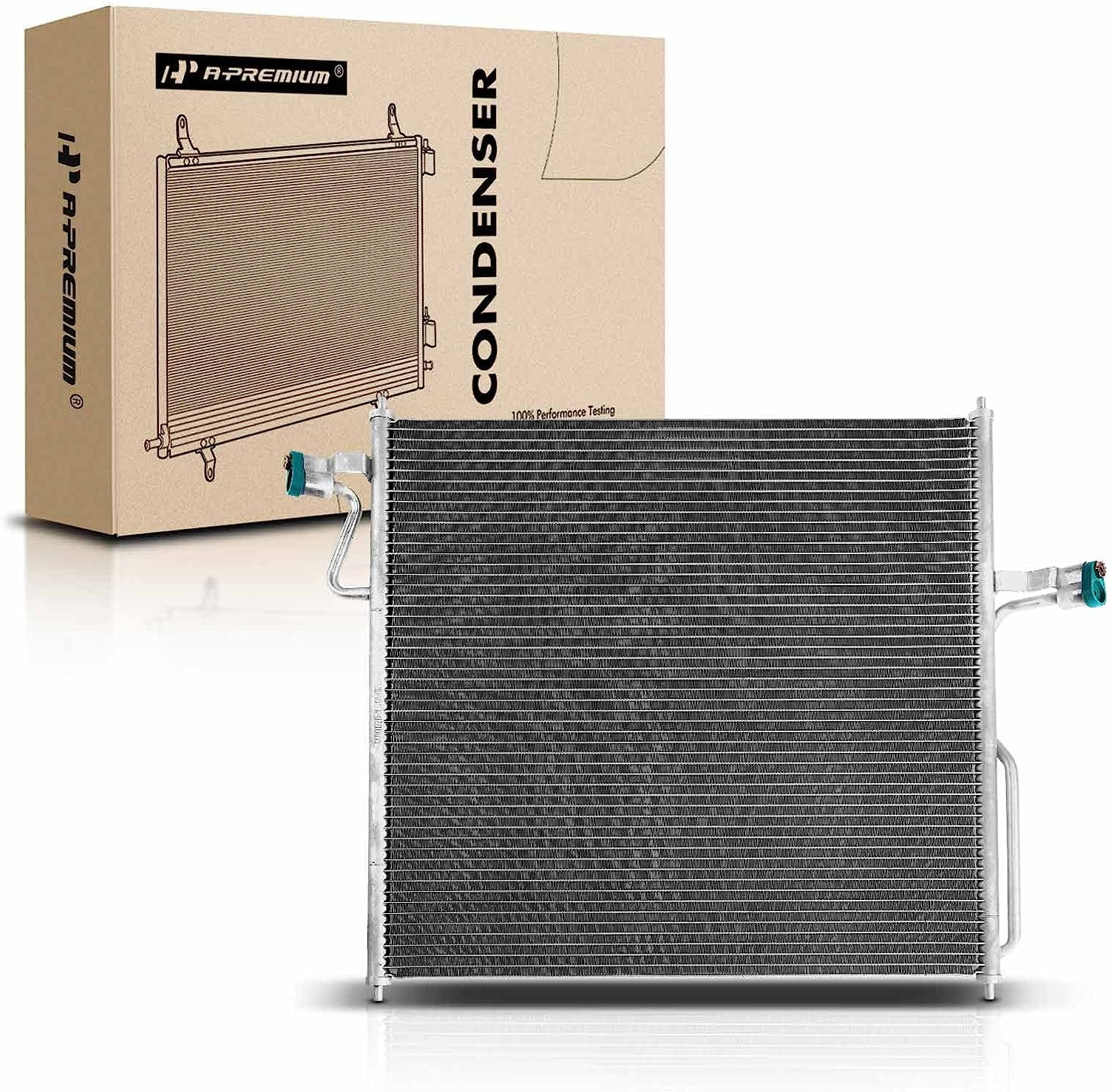 A-Premium Air Conditioning A/C Condenser Compatible with Ford Explorer 1996-2001, Ranger 2000-2011 & Mazda B4000 1998-2010 & Mercury Mountaineer 1997-2001, Replace# 6L5Z19712CB