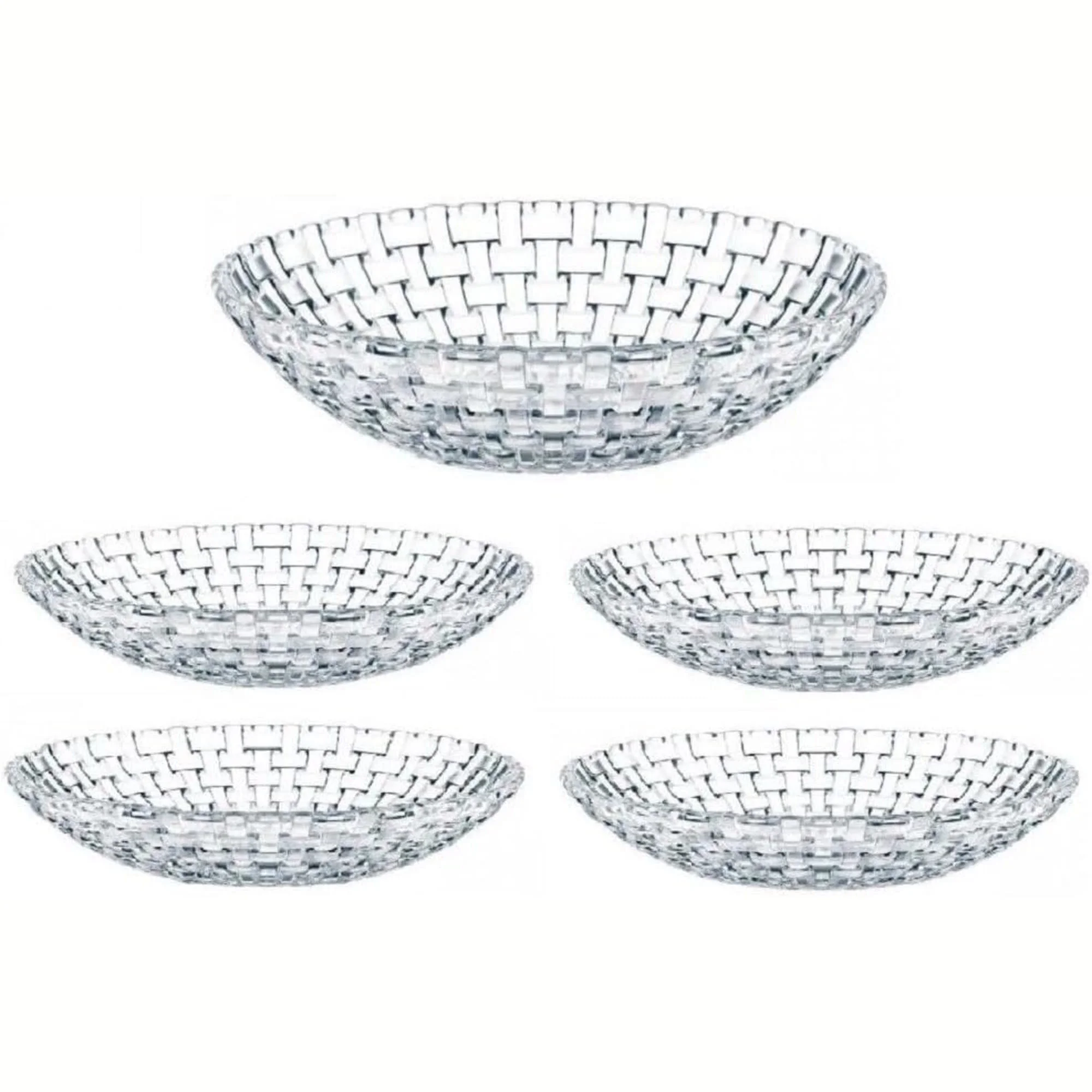 Nachtmann Bossa Nova 5-Piece Serving Set, Clear