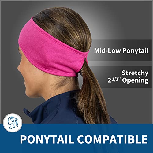 TrailHeads Women’s Ponytail Headband | Moisture Wicking Ear Band | The Power Running Headband