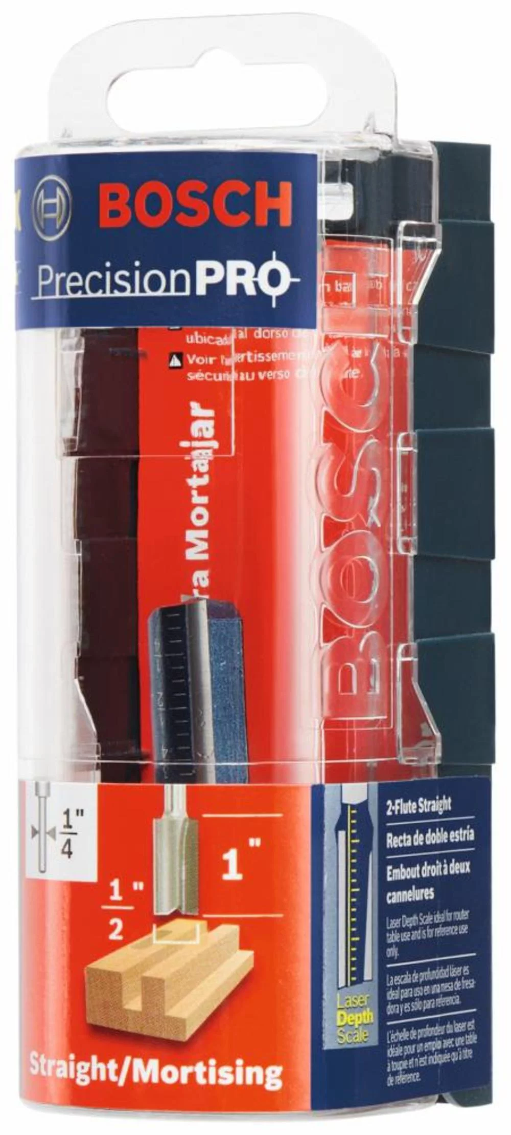 Bosch 85227MC Router Bit 1/4 in Dia Shank 2-Cutter Carbide