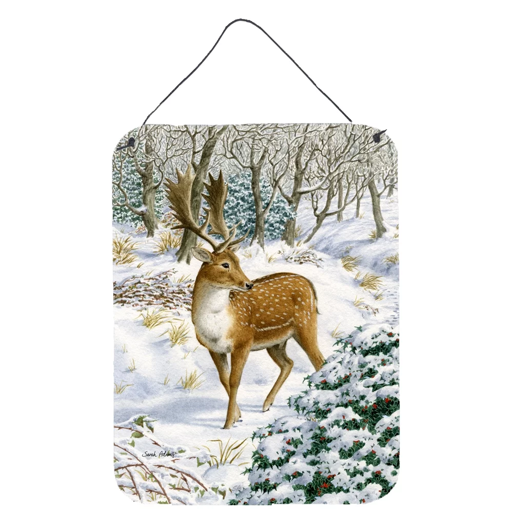 Carolines Treasures ASA2006DS1216 Fallow Buck Deer Wall or Door Hanging Prints, 12x16, multicolor