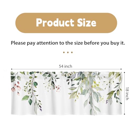 Quesera Crochet Valance for Windows Rod Pocket Window Valances for Kitchen Living Room Bedroom Sheer Lace Curtain with Tassels Short Window Treatment Valances Window Topper (1 Panel, 59x18 Inches)