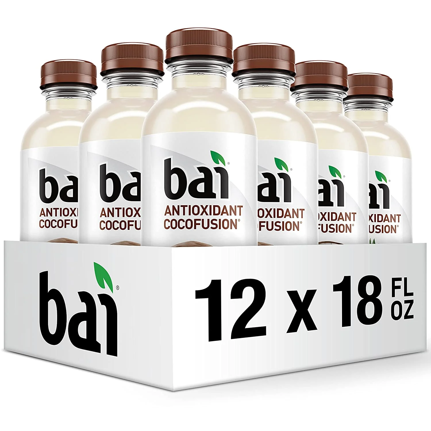 Bai Cocofusions Variety Pack, 18 fl oz bottles, 12 pack