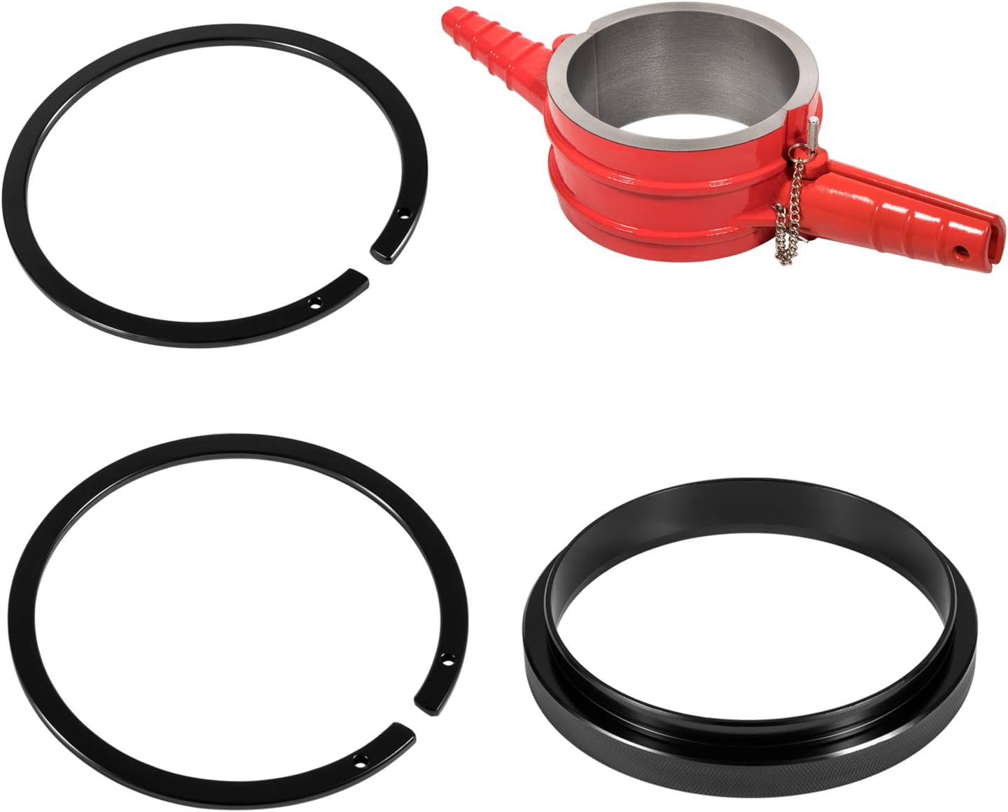 Piston Ring Compressor Tool 5.4 bore and Anti-Polishing Ring Adapter Set Alternative to 5299448 PT-7040 Compatible for Cummins ISX Caterpillar 3400 CAT C15