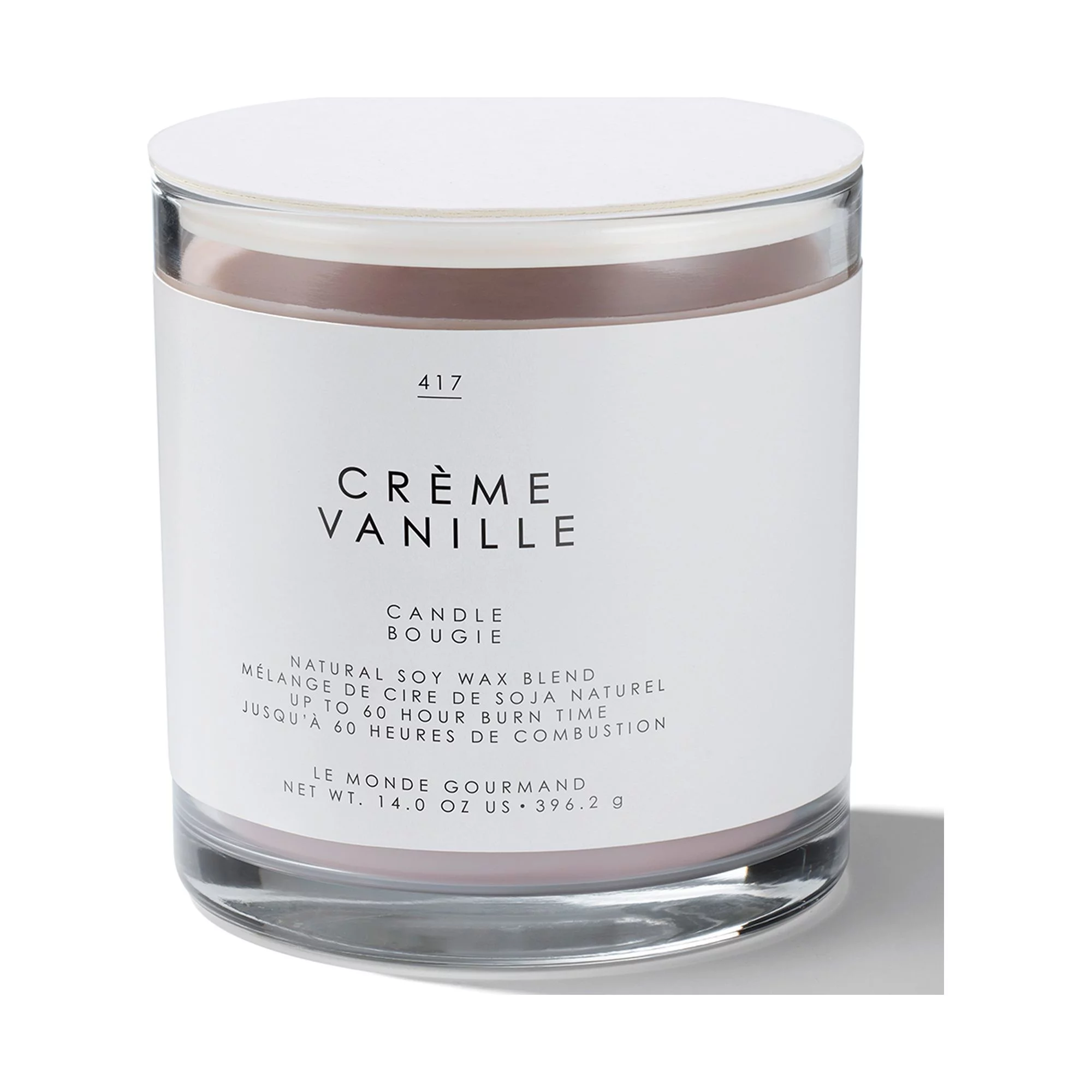 Le Monde Gourmand Crème Vanille Natural Soy-Wax Blend Candle - 14 oz