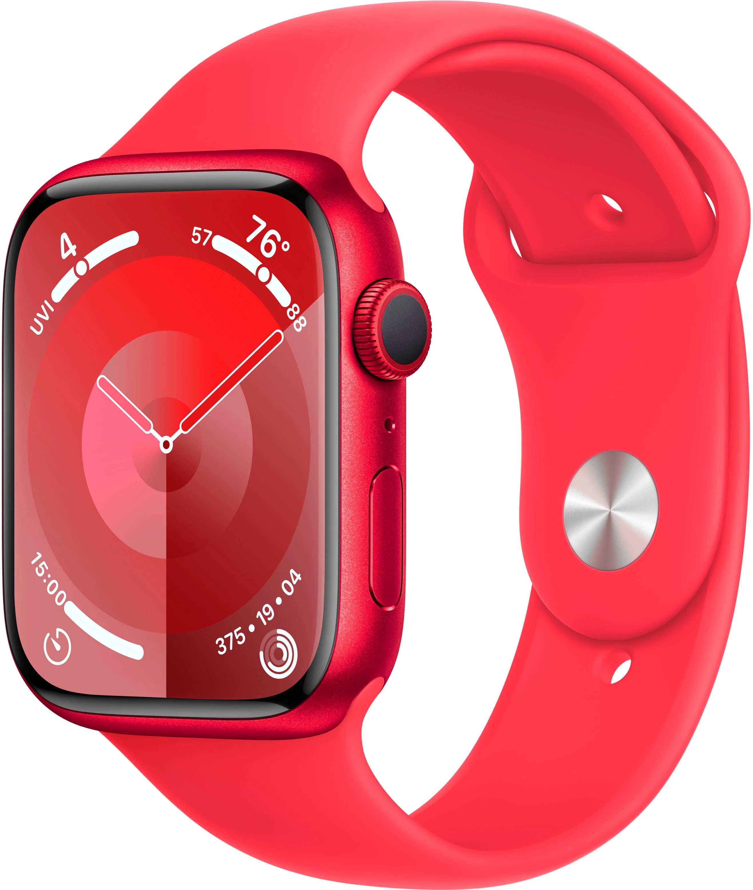 Refurbished Apple Watch Gen 9 Series 9 45mm (PRODUCT)RED Aluminum - (PRODUCT)RED Sport Band MRXK3LL/A