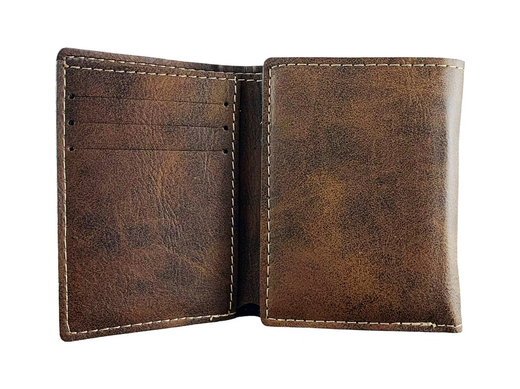 Morgan Irish Coat of Arms Rustic Leather Wallet
