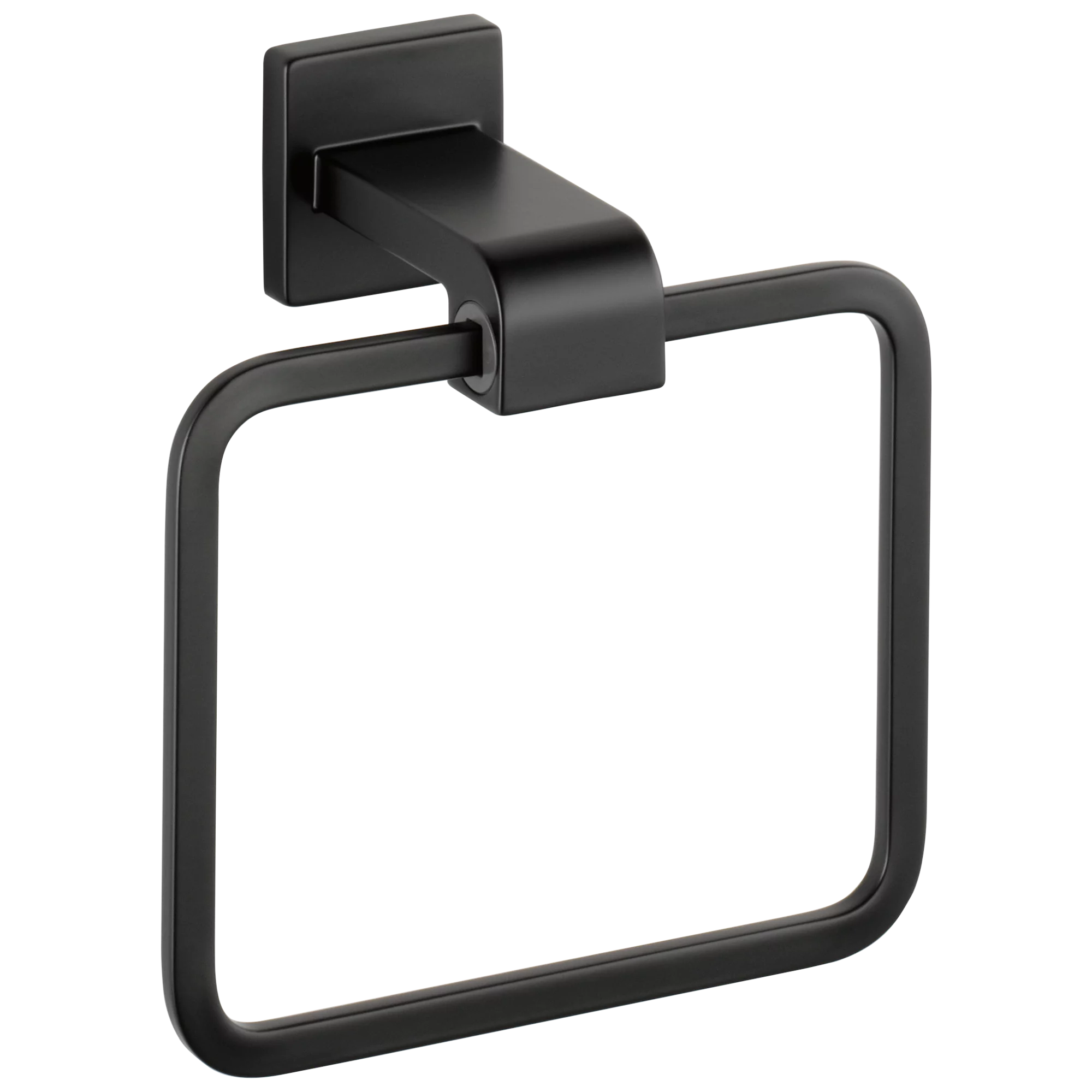Delta Ara Towel Ring, Matte Black
