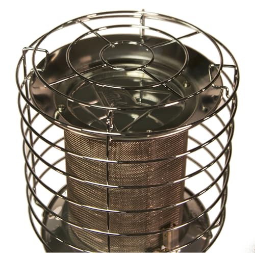 Dura Heat TT-360 Propane(LP) 360 Degree Tank Top Heater, Length: 8.9in, Width: 8.9in, Height: 20.24in,Silver