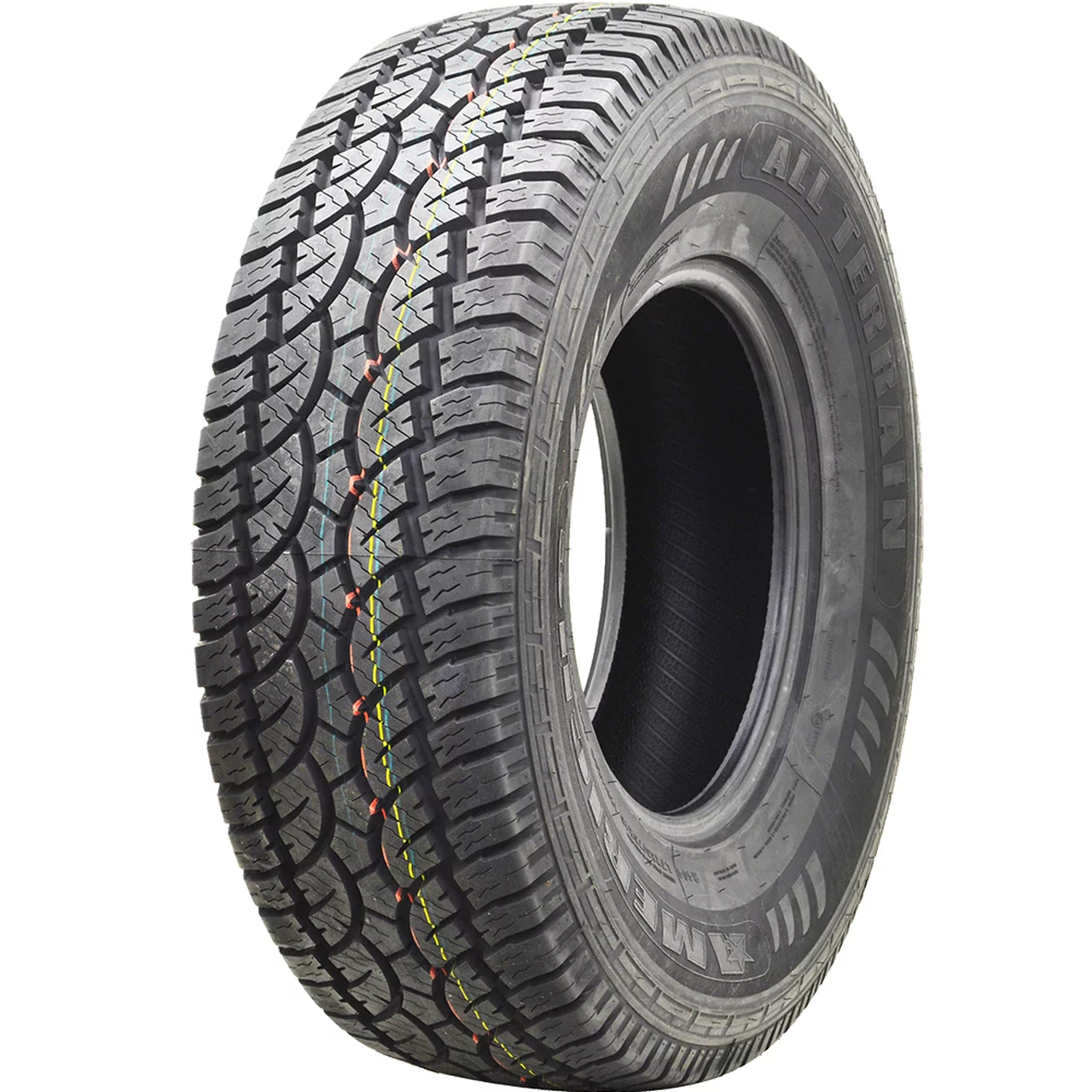 Americus Rugged All-Terrain Tire - 235/75R15 105T Fits: 1995-99 Chevrolet Tahoe LT, 1999 Chevrolet Silverado 1500 Base