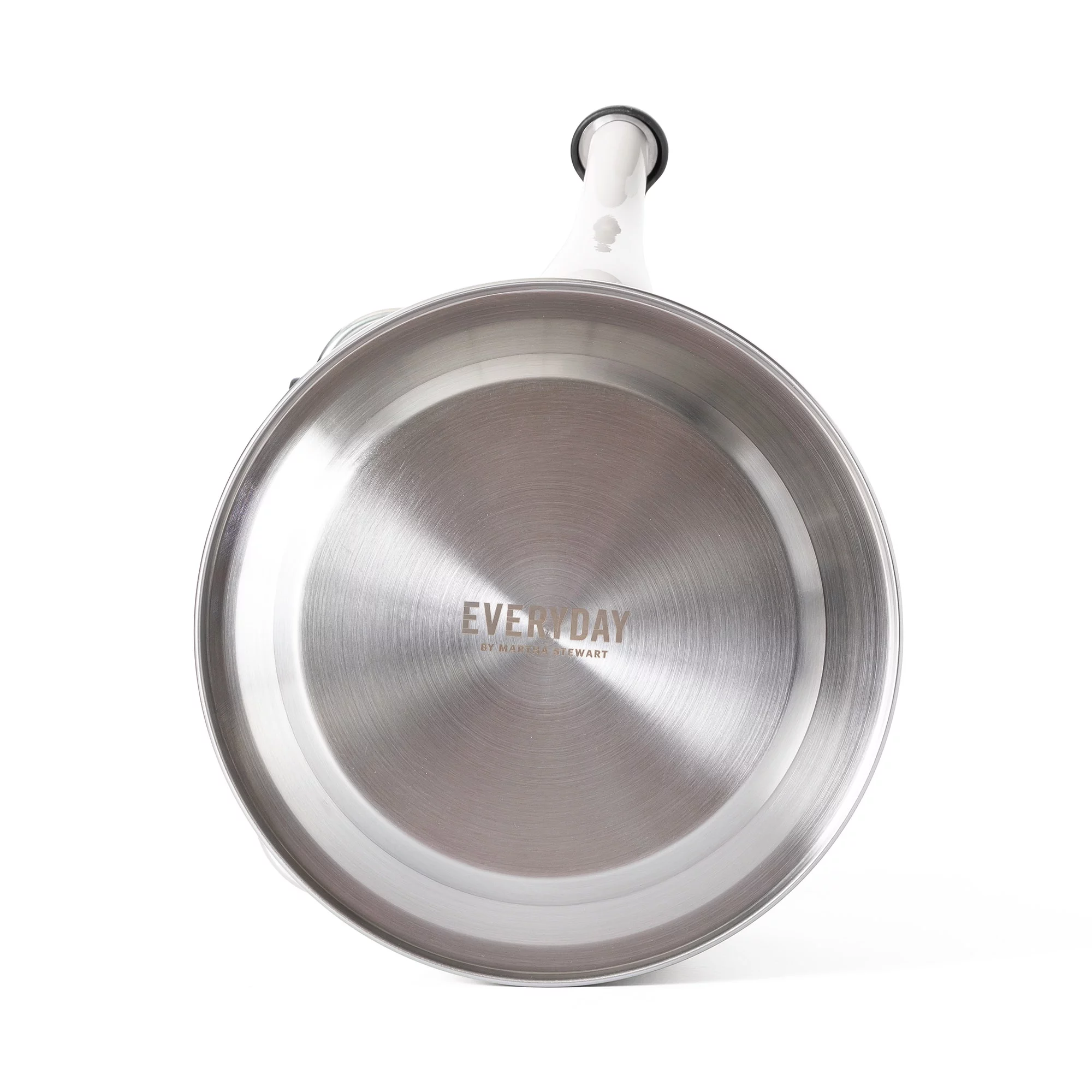 Martha Stewart Everyday Lily Pond Linen 2.2-Quart Stainless Steel Tea Kettle with Lid