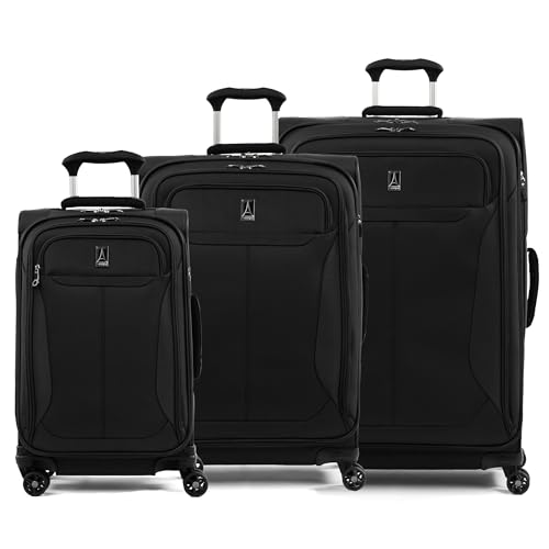 Travelpro Tourlite Softside 2-Piece Set, Expandable Luggage with 4 Spinner Wheels, Lightweight Suitcase, 21