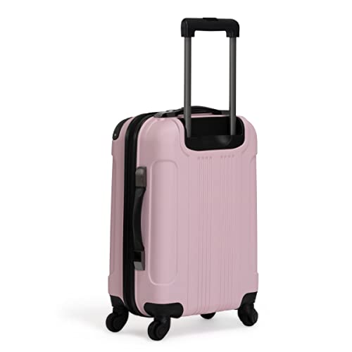 Kenneth Cole REACTION Out of Bounds Lightweight Hardshell 4-Wheel Spinner Luggage, Cobalt Blue, 20-Inch Carry On