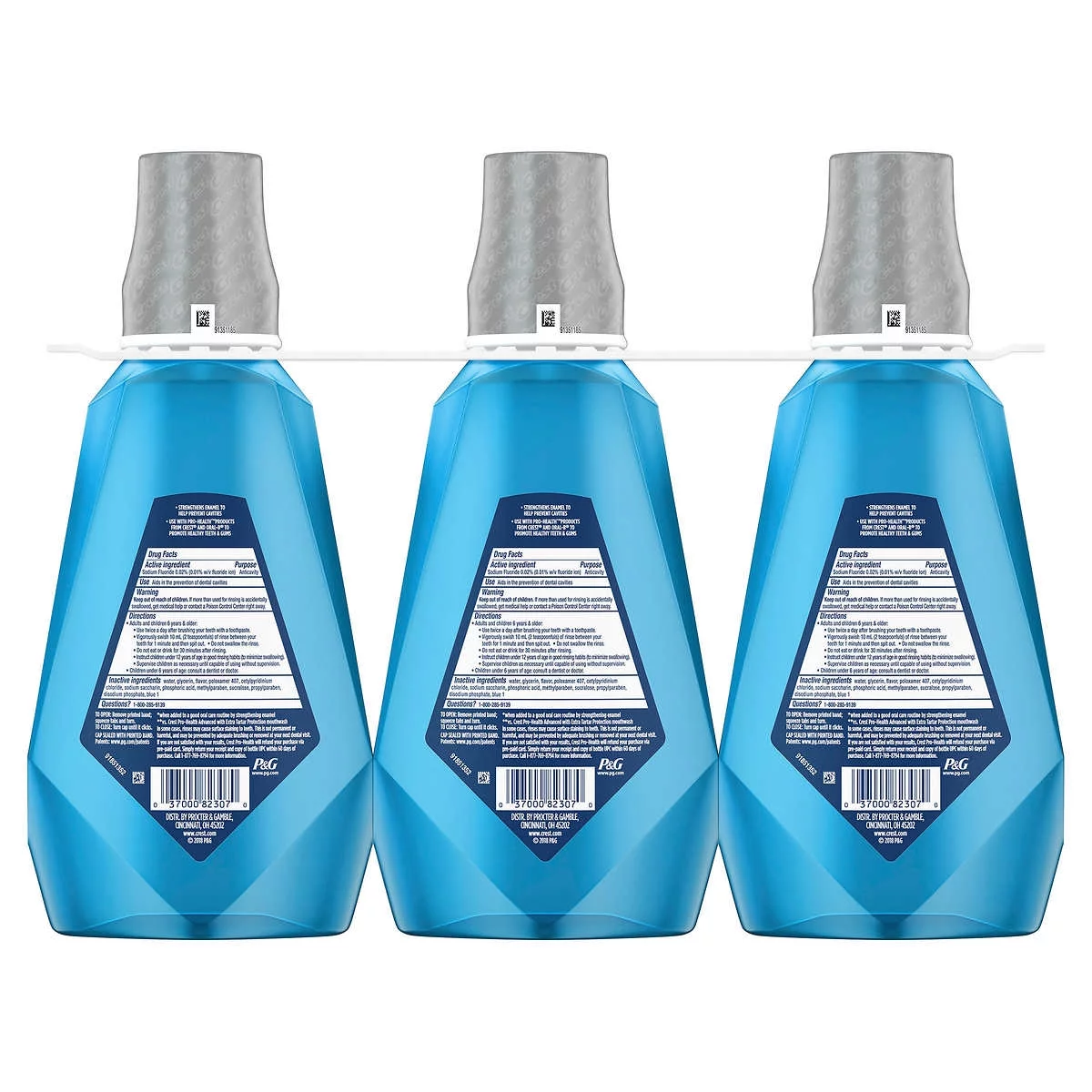 Crest Pro-health Advanced Mouthwash 1 liter 3-pack