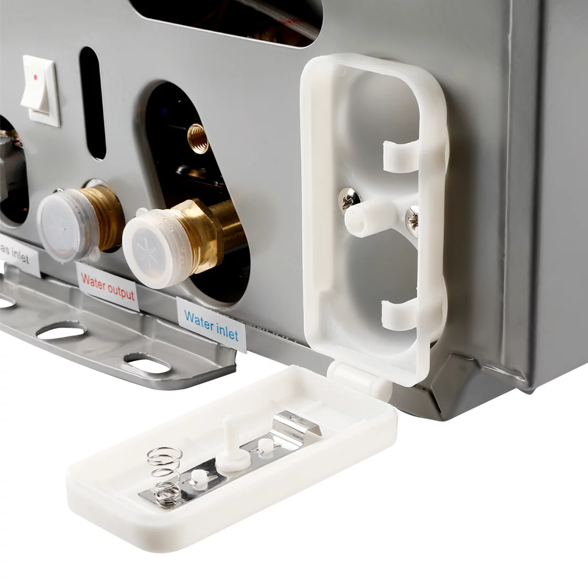 TCMT 3.2 GPM 12L Tankless Water Heater LPG Liquid Propane Gas Instant Hot Boiler with Digital Display