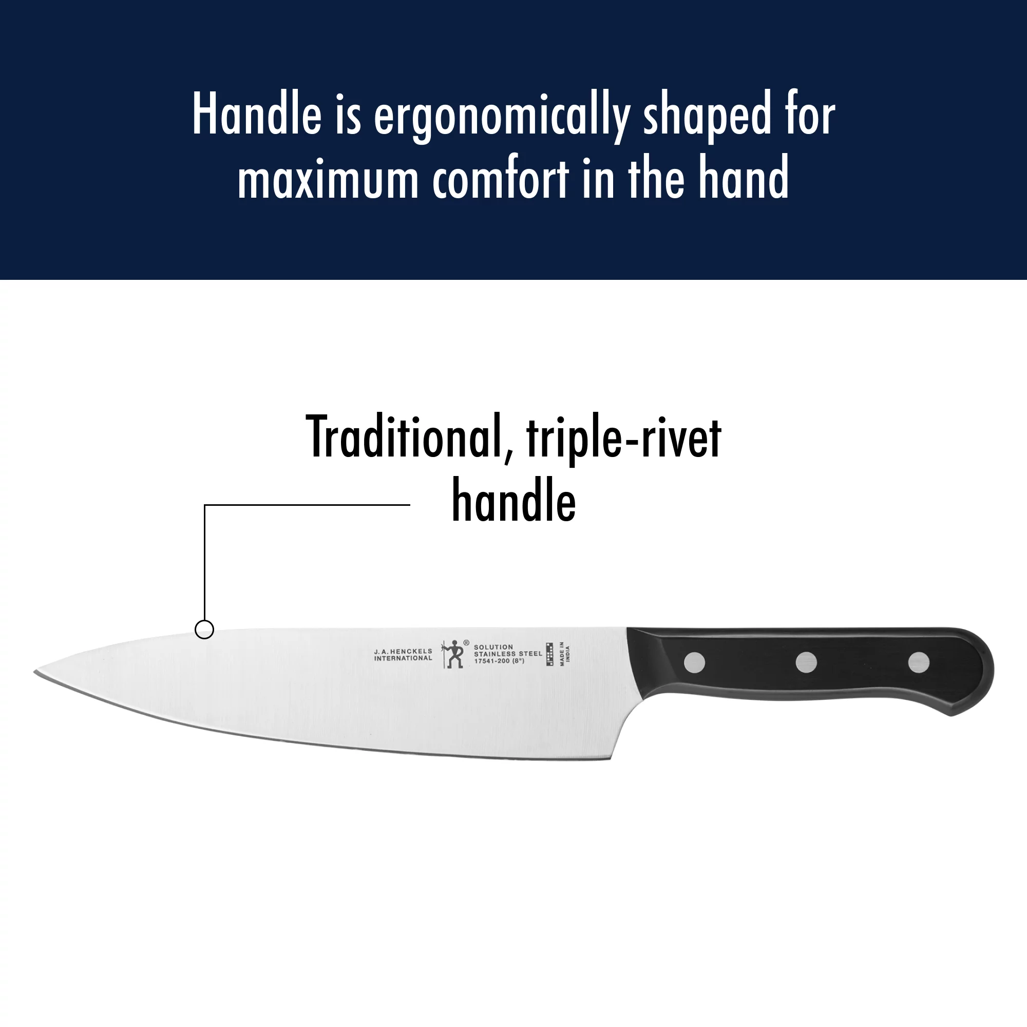 Henckels International Solution 3-Piece Starter Knife Set