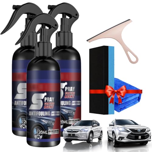 2023 New Coating Agent Spray, Rayhong Spray Coating Agent, Multi-Functional Coating Renewal Agent, Coating Agent Spray for Vehicles (4 Pcs)