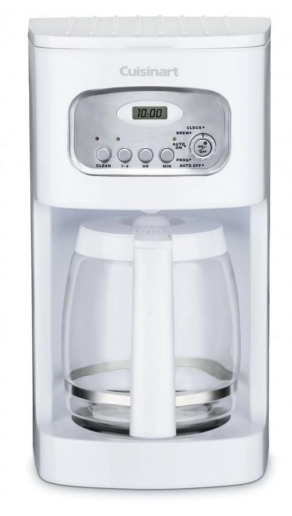 Cuisinart 12 Cup Classic Programmable Coffeemaker, White, DCC-1100P1