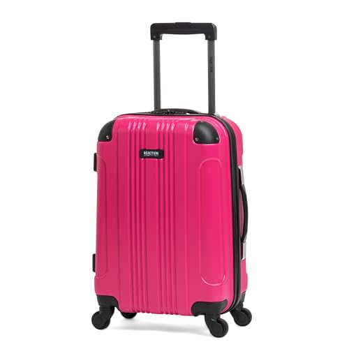 Kenneth Cole REACTION Out of Bounds Lightweight Hardshell 4-Wheel Spinner Luggage, Cobalt Blue, 20-Inch Carry On