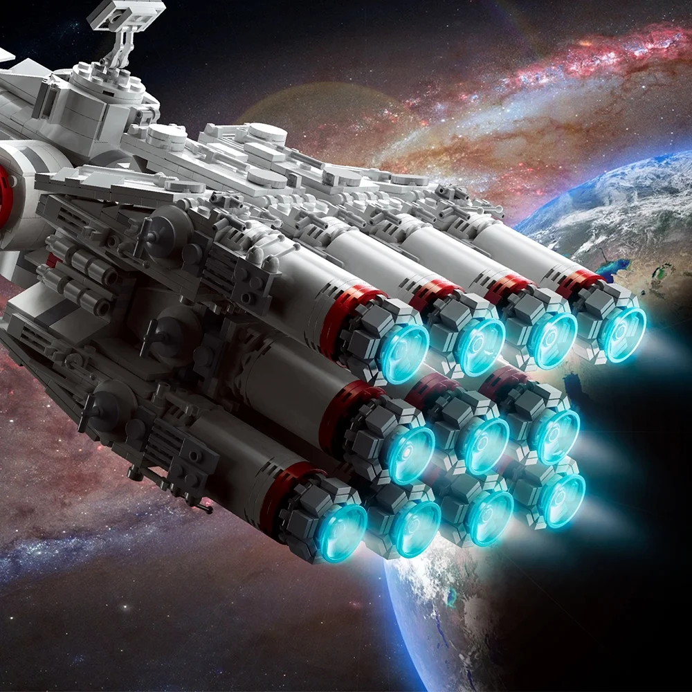 Mould King 21003 Star Plan Toy Blockade Runner Tantive IV Model Building Block Brick Kid Gift