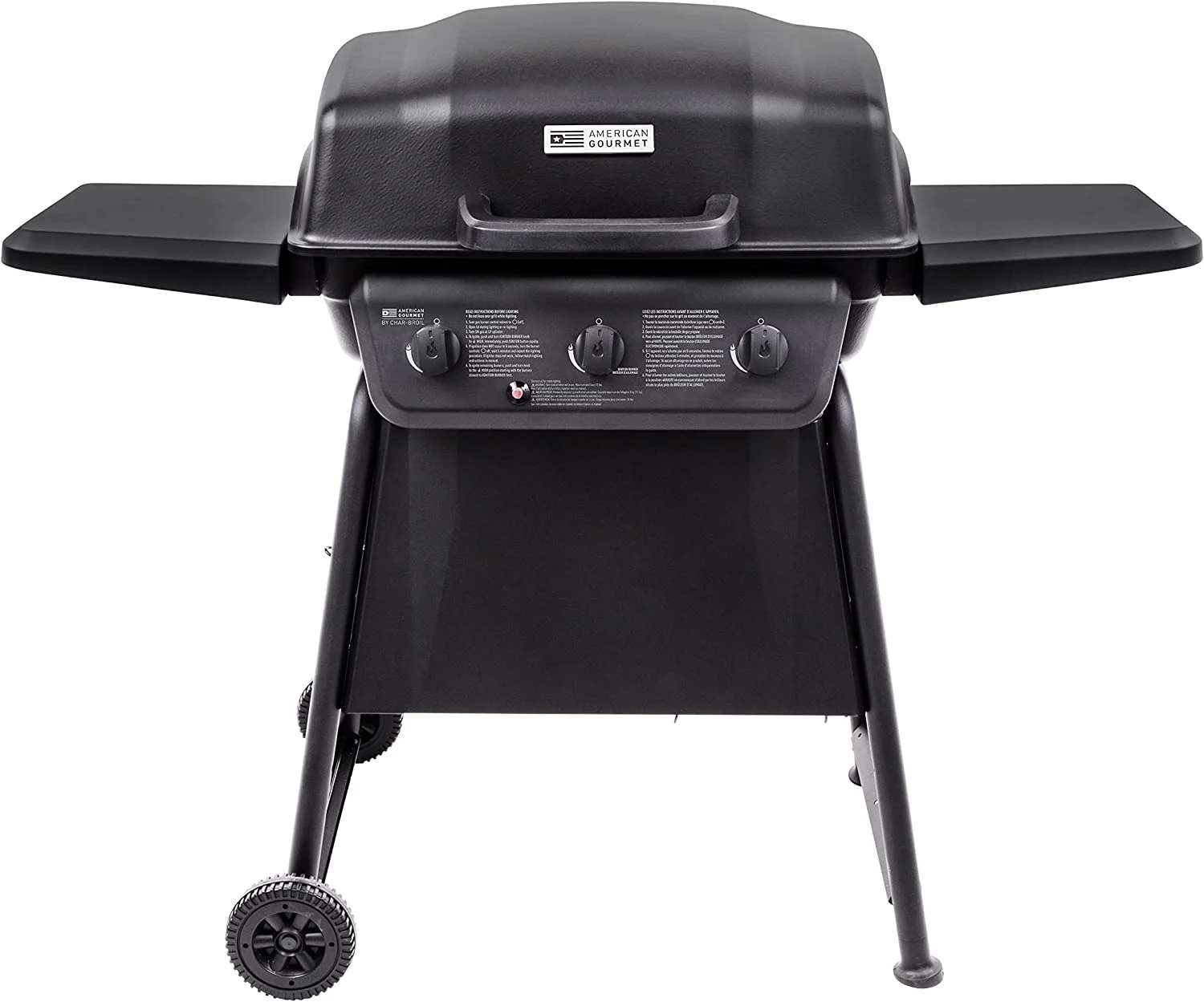 463773717 Char-Broil Classic 360 3-Burner Liquid Propane Gas Grill, Black