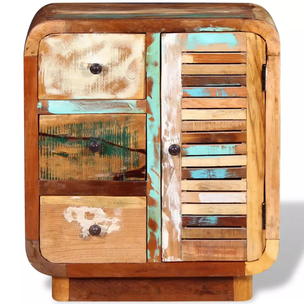 Festnight Sideboard Solid Reclaimed Wood