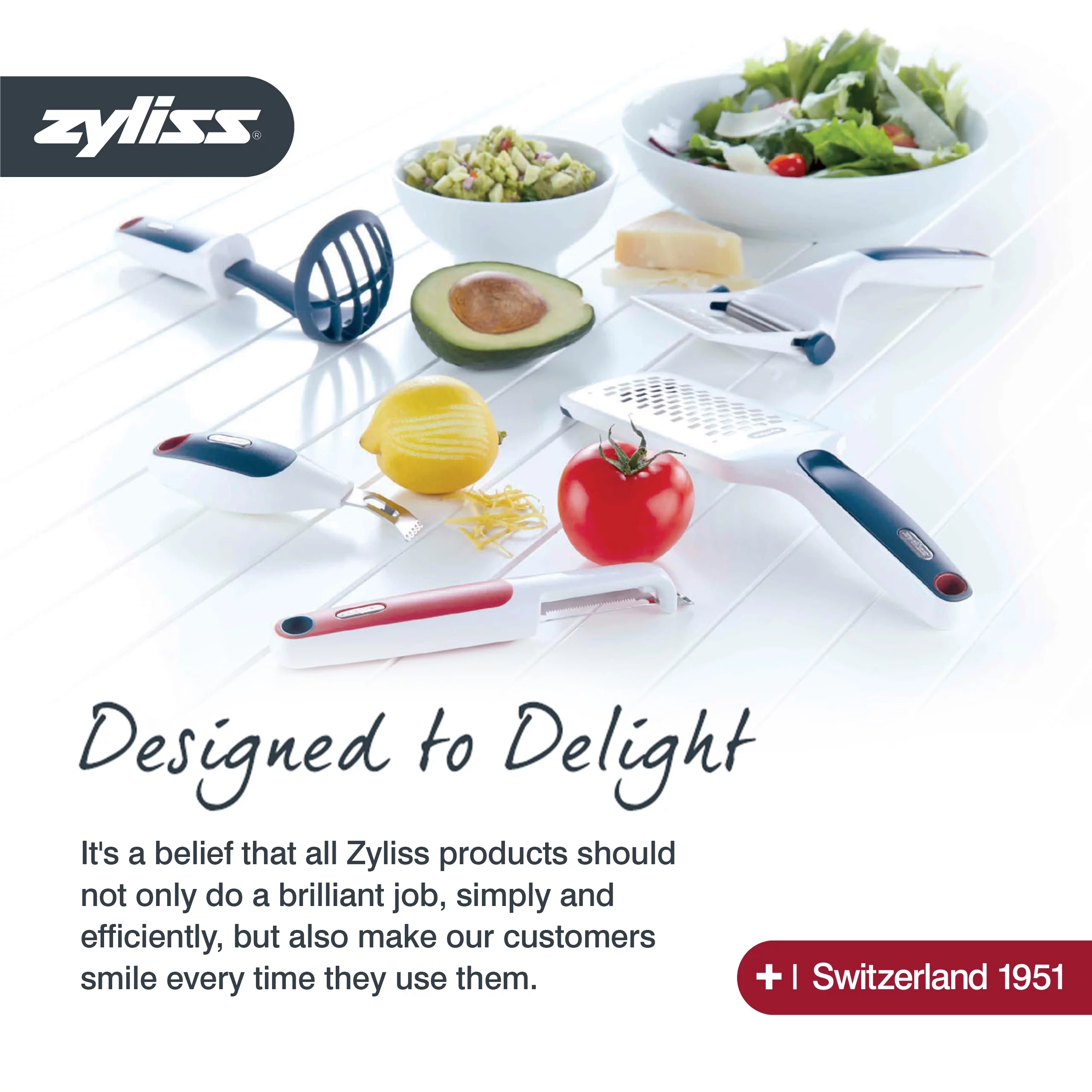 Zyliss SmoothSlizer Spiraslice Veggie Pasta Maker Spirals, Sheets & Ribbons Red/White