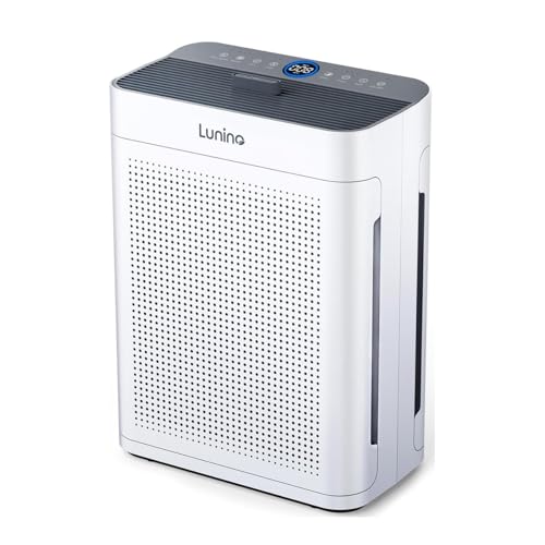 Air Purifiers for Home Large Room up to 3000sq.ft, LUNINO HEPA Double-Sided Air Purifier with Washable Filter, PM 2.5 Display Air Quality Sensors, Air Cleaner for Pets Hair, Odor, Dust, Smoke, Pollen