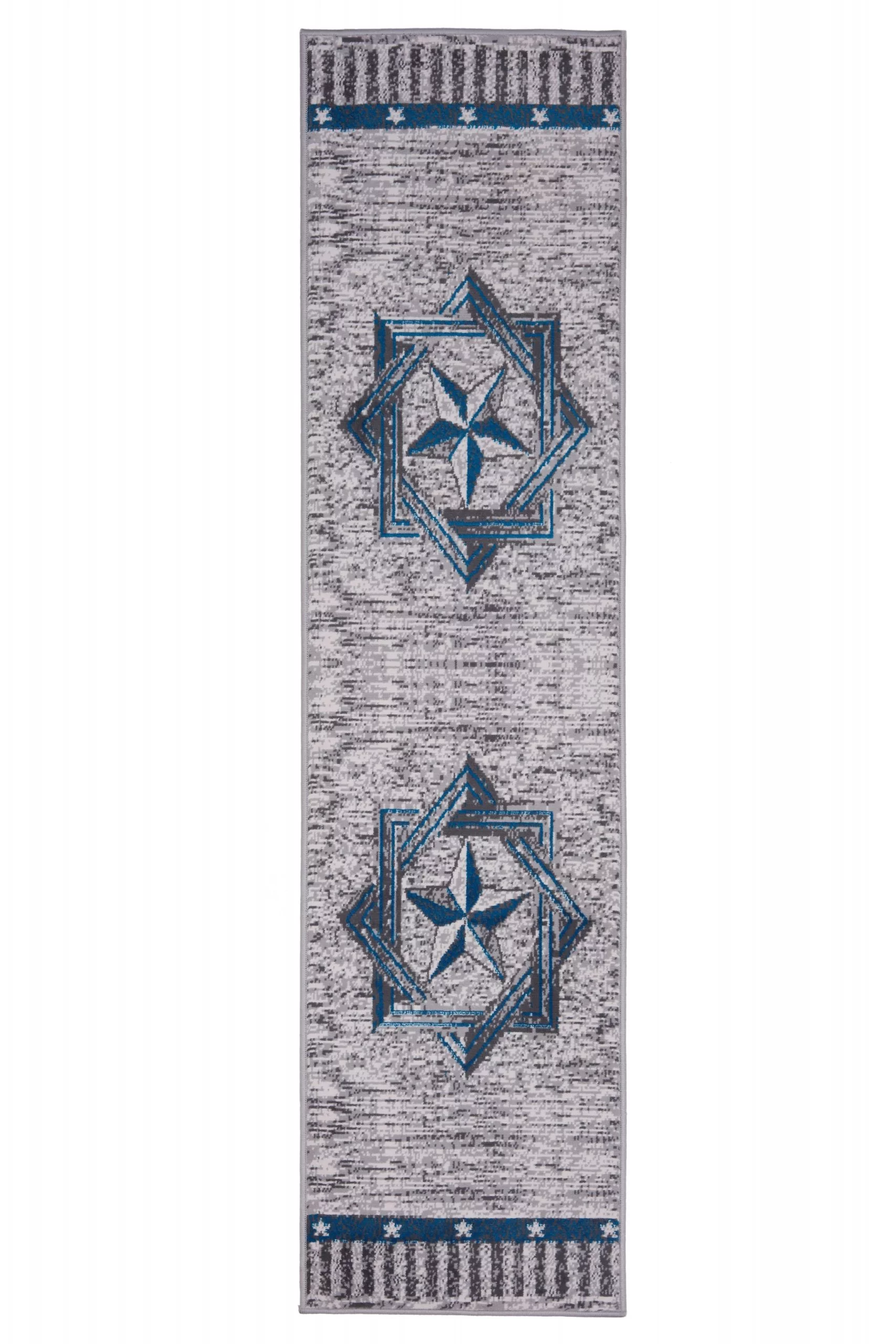 Furnish My Place Indoor Texas Star Rug with Jute Backing Runner - 2 ft. x 8 ft., Multicolor, Novelty Western Décor, Area Rug for Living Room, Bedroom, Hallway