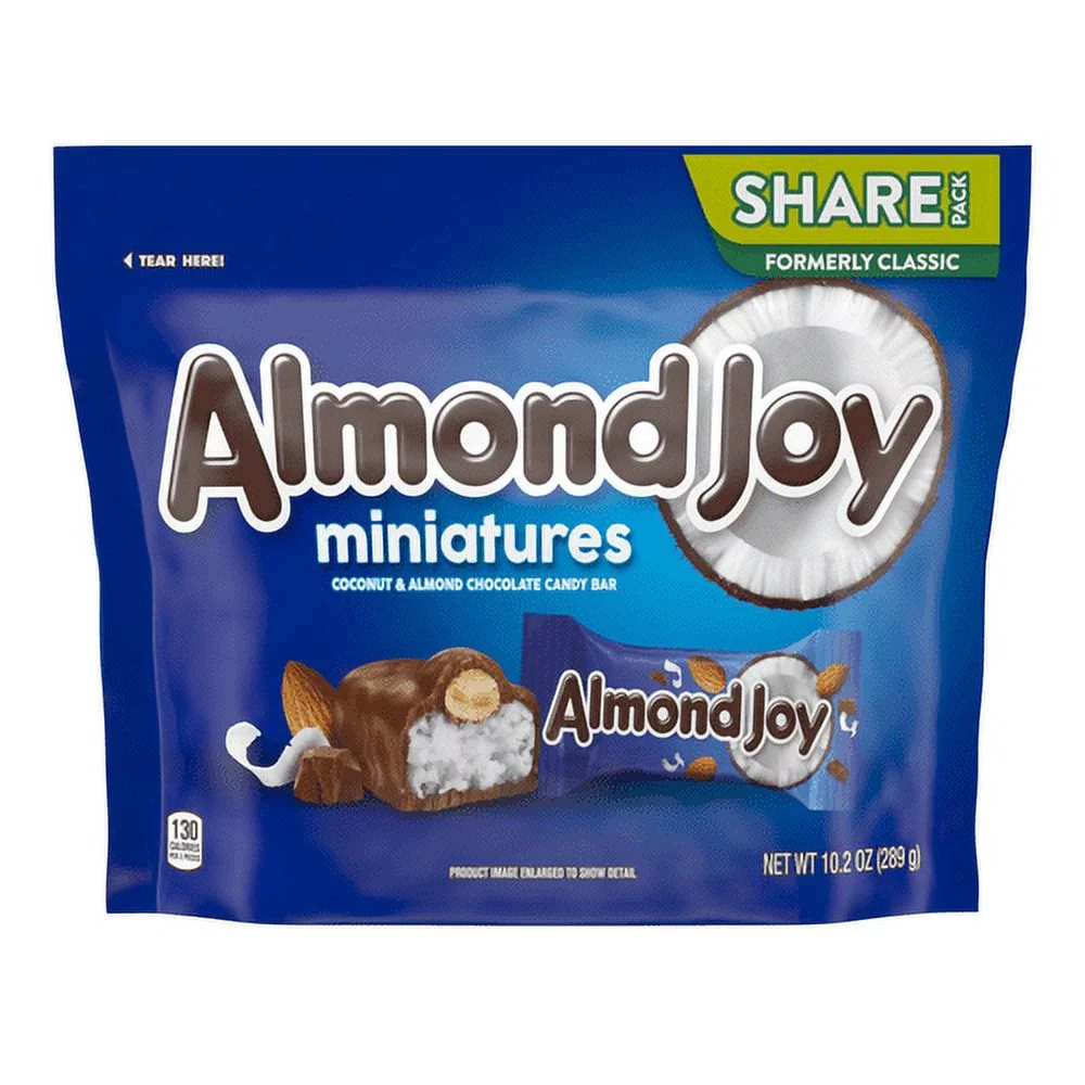Almond Joy Miniature Chocolates - 10.2oz (Pack of 6)