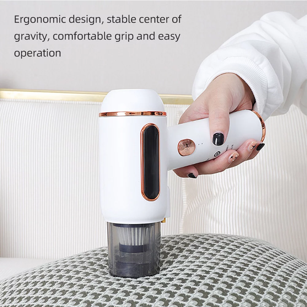 moobody Mite Removal Instrument Wireless Household Small 7200PA 120W Household Bed Mite Removal Machine 6000 Times/MIN Double Vacuum Cleaner UV Lamp Sterilization